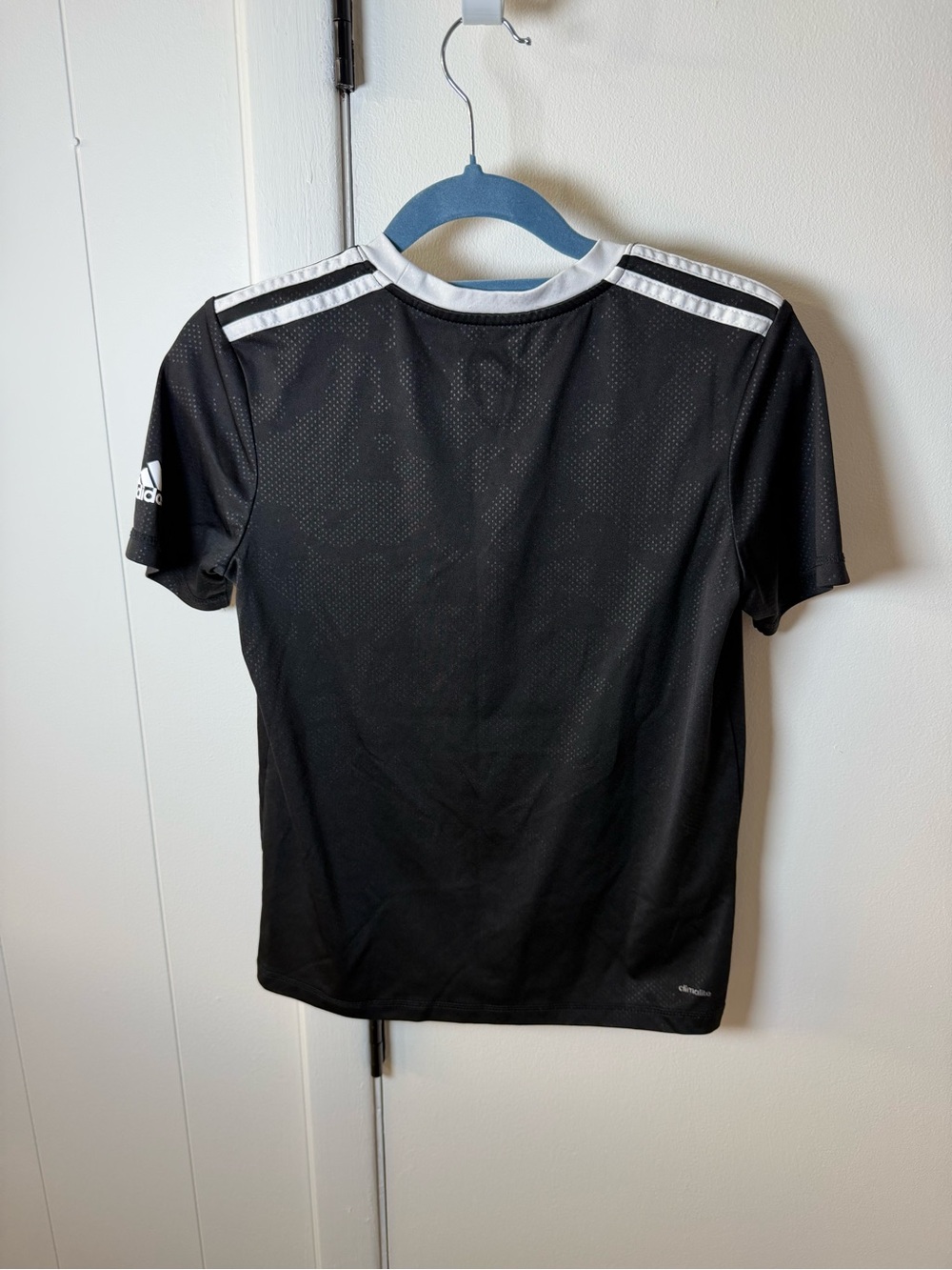 Adidas ClimaCool Shirt | Boys Medium | Black/White | GUC